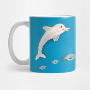 A dolphin and is friends Mug